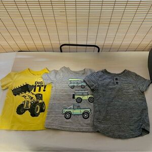 OshKosh, Jumping Beans & Cat & Jack Graphic & Solid Tees Set